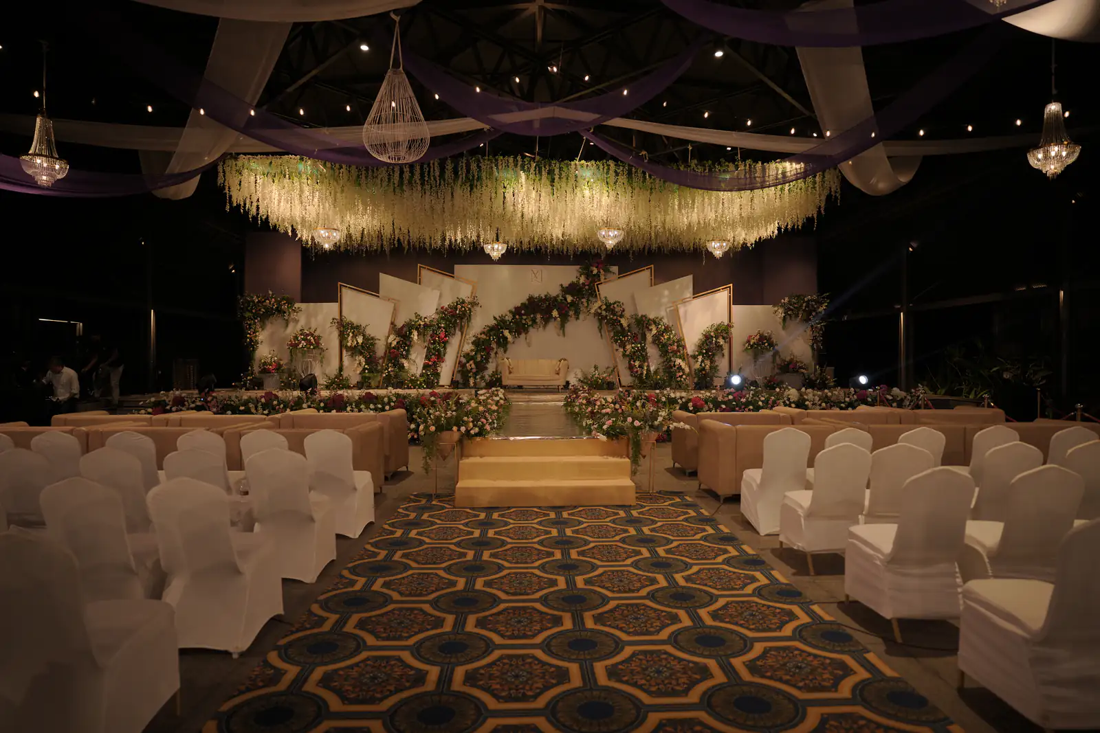 Vivah main hall night setting