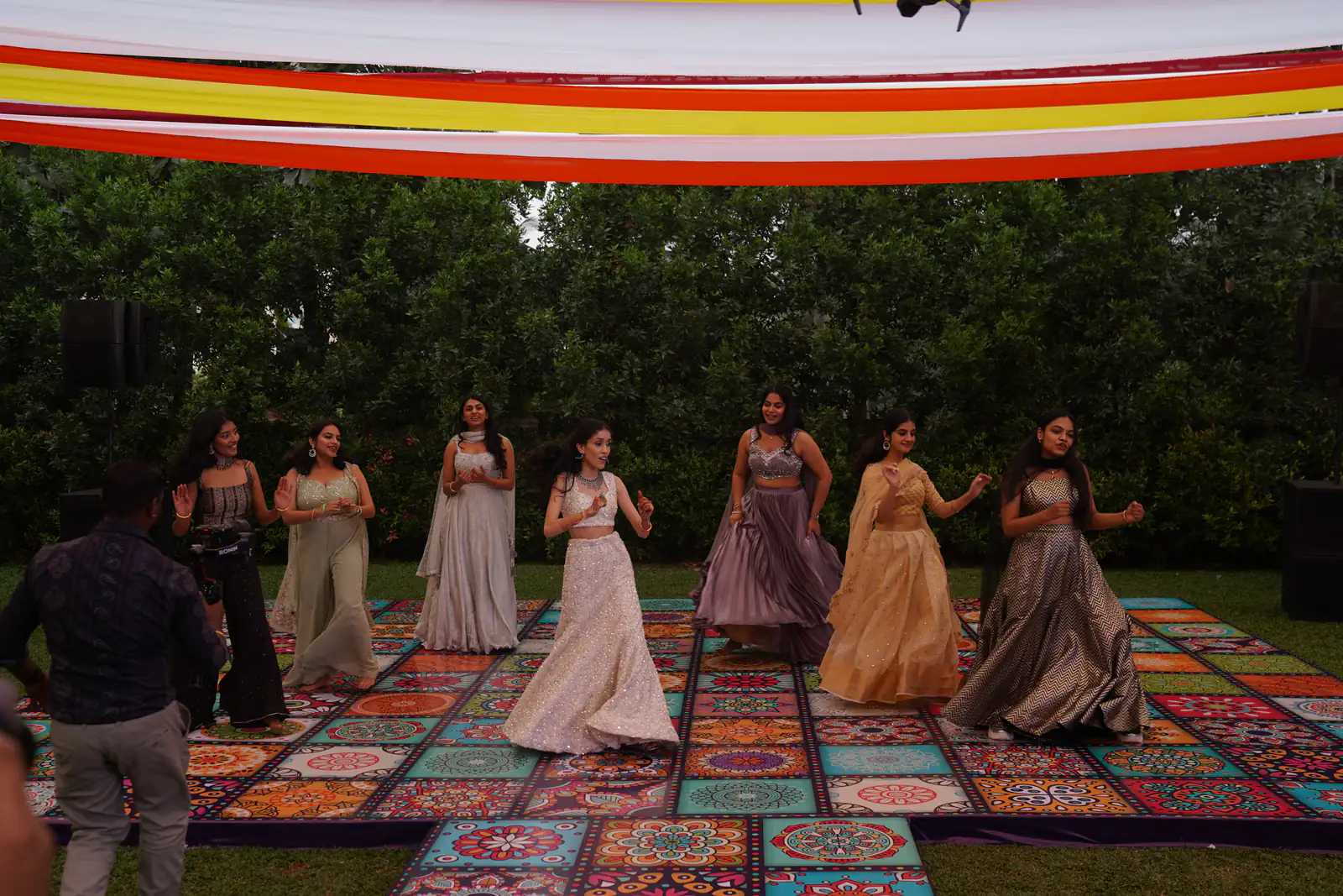 Sangeet dance performance